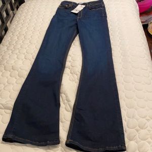 The HW Skinny Flare in Mellow Blue